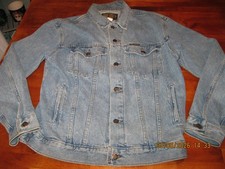 VTG Harley Davidson Denim Jean Jacket Coat Biker Men s Size MED 90s