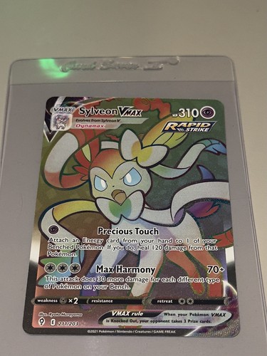 Sylveon VMAX (Secret Rare) 211/203 SWSH07: Evolving Skies Near Mint