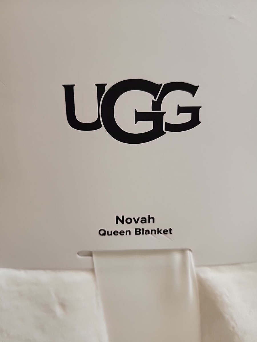 UGG Novah Queen Blanket Snow 96