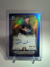 2026 Bowman Baseball 🔥🔥1st Auto Dasan Hill True Blue /150 Twins🔥🔥