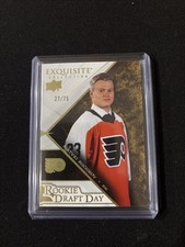 Matvei Michkov 2024/25 Black Diamond Exquisite Collection Rookie Draft Day 27/75