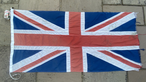 2.0 Yard Union Jack Flag Large Vintage Handmade Fully Sewn Traditional #20