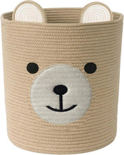Bear Basket for Nursery, Baby Baskets for Storage, Baby Shower Baskets, Laundry