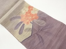 7762643: JAPANESE KIMONO JAPANESE NAGOYA OBI FOR SUMMER / TSUMUGI / WOVEN FLOWER
