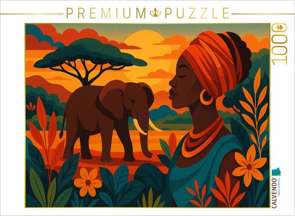 Puzzle Calvendo La Force Tranquille - Quand La Dignité Rencontre La Nature Sauva-image