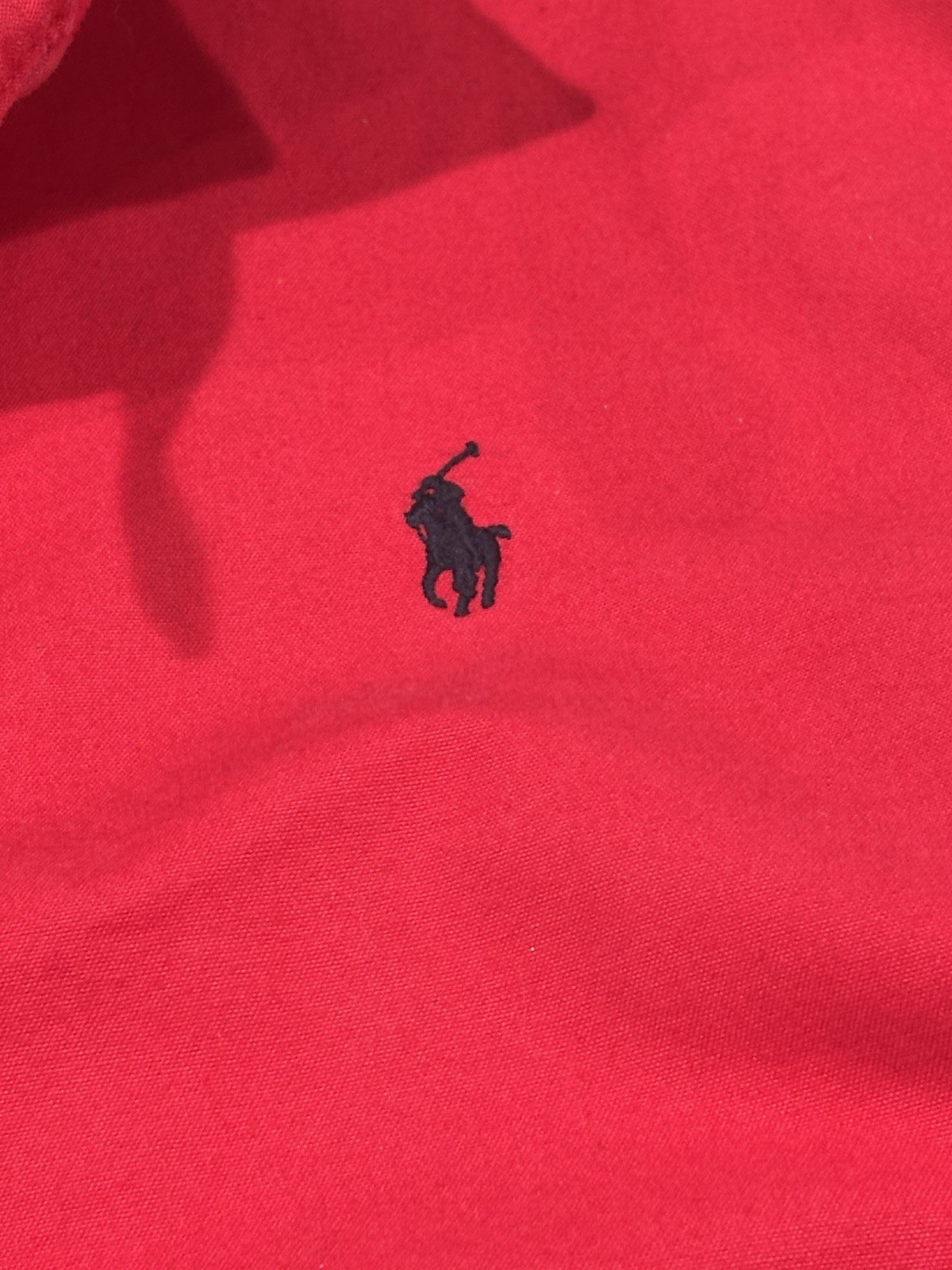 RALPH LAUREN POLO Mens Classic Harrington Red Casual Jacket size M Pony Logo