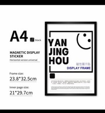 Magnetic photo frame - A pack of 3pcs A4 size  3pcs A5 size