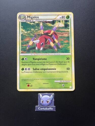 Carte Pokémon Migalos 15/123 Rare Hearthgold Soulsilver HGSS NM PROCHE NEUF - Photo 1/1