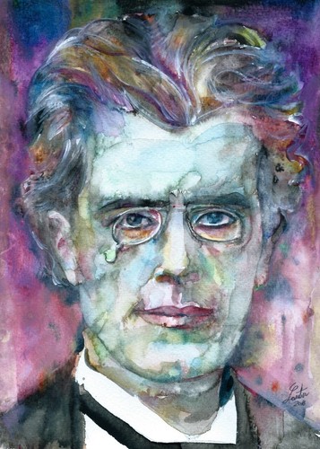 Camiseta UNISEX - GUSTAV MAHLER Retrato Acuarela - Camisa Traje Música Clásica - Imagen 3 de 6