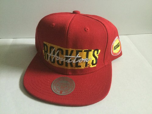 HOUSTON ROCKETS~MITCHELL & NESS ELIGE UN SOMBRERO/GORRA SNAPBACK TODO NUEVO - Imagen 13 de 14