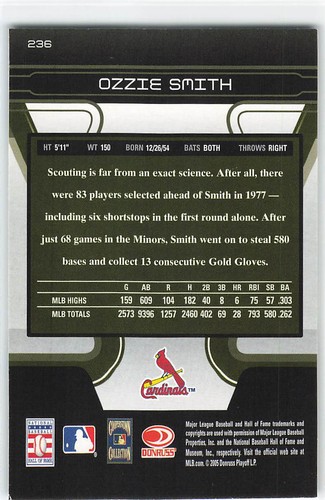 Ozzie Smith MEGA SALE - You Pick - Base Set and Inserts - Cardinals - HOF - Picture 361 of 414