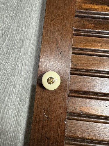 Ethan Allen Antiqued Pine Hexagonal End Table Replacement Right Hand Door - Picture 2 of 16