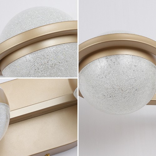 30'' Vanity 4 Light LED Acrylic Shade Gold for Bathroom Mirror Wall Lamp Fixture - Picture 5 of 9
