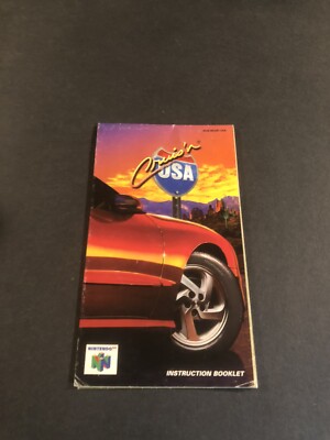 cruis'n usa n64 manual Map Insert