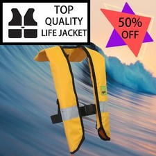 50 OFF Manual Inflatable Life Jacket Lifevest PFD Reflective Fishing Boating NEW