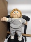 Vintage Cabbage Patch Kid 1985 Blonde Hair Blue Eyed Girl Ponytail Exercise — photo 1