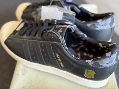 Rare Collab—Adidas Superstar 80s Undefeated x Bape Black  display picture 1