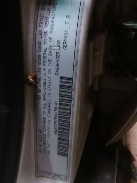 Condensador de CA modelo VIN D octavo dígito compatible con 98-02 AUDI A4 1910164 Foto 4 de 4