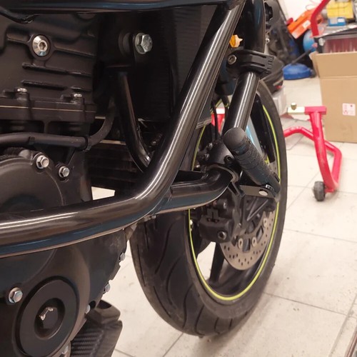 1 Par de Pedales Universales Motocicleta Reposapiés Plegados Escalera Motocicletas Ciclomotores Lo último - Imagen 15 de 23
