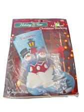 Holiday Time Christmas Holiday Stocking Kit "Snow Family" 84524