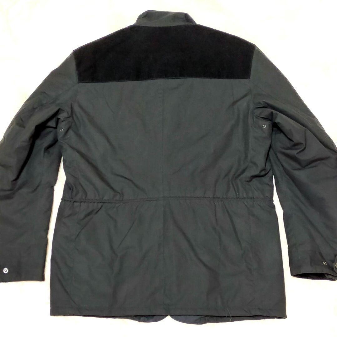 Barbour KYLE WAX Oiled Jacket Coat cotton black size L Barbour KYLE WAX Oiled Jacket Coat cotton black size L