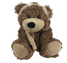Airplane Aviator Pilot Soft Brown Teddy Bear Plush Stuffed Animal Cuddle Zoo