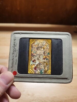 Vtg Magic Lantern Slide-''Venice Queen Of The Sea''-Painting By Tintoretto-Color