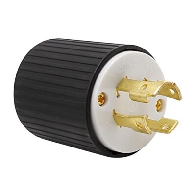 Twist Locking Plug and Connector,Generator Locking Plug Adapter 30 Amp 125/250V