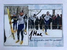orig. Autogrammkarte Skilanglauf Jaak Mae OS 2002