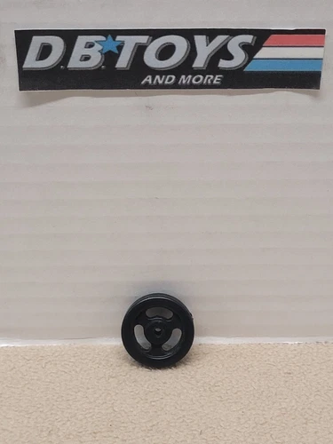 Vintage GI Joe Killer Whale Motorbike Motorcycle Wheel ONLY Part ARAH 1984 -NICE