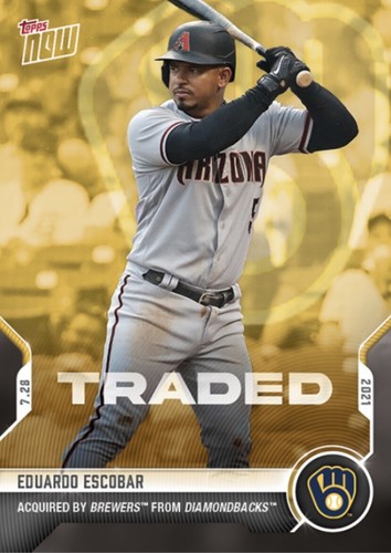 2021 Topps Now 568 Eduardo Escobar