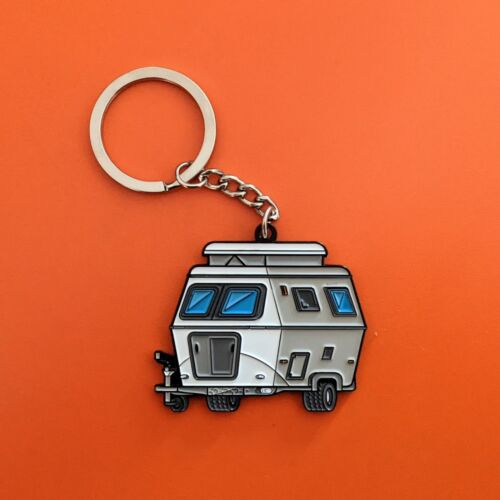 Cute Eriba Hymermobil Puck, Pan, Familia Keychain Metal & Enamel & PVC - Photo 25/26