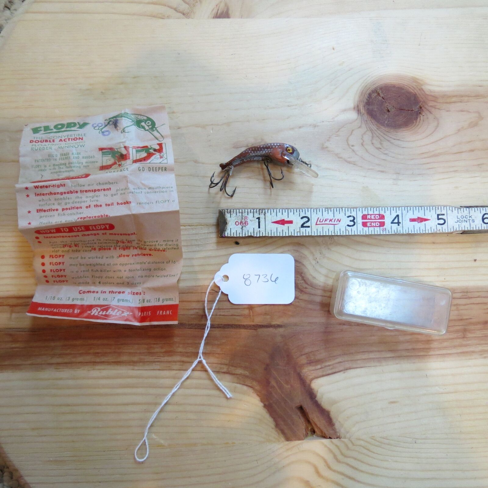 Rublex Flopy vintage fishing lure (lot#8736)