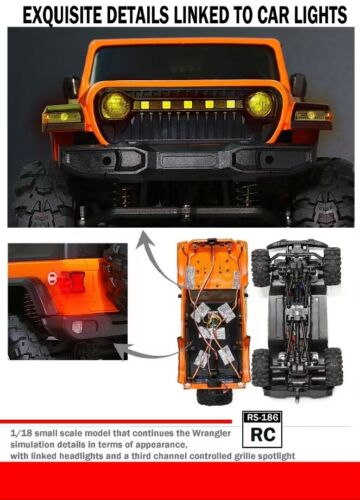 1/18 Wrangler Electric Remote Control 4WD Off-Road Climbing - Picture 16 of 21