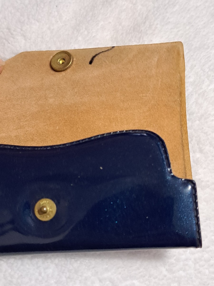 Vintage Glasses Case Metallic Blue Sparkle -A | eBay