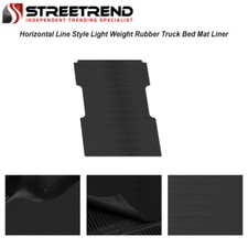 For 2007-2018 Silveradosierra 8 Ft Long Cab Rubber Truck Bed Floor Mat Liner V2