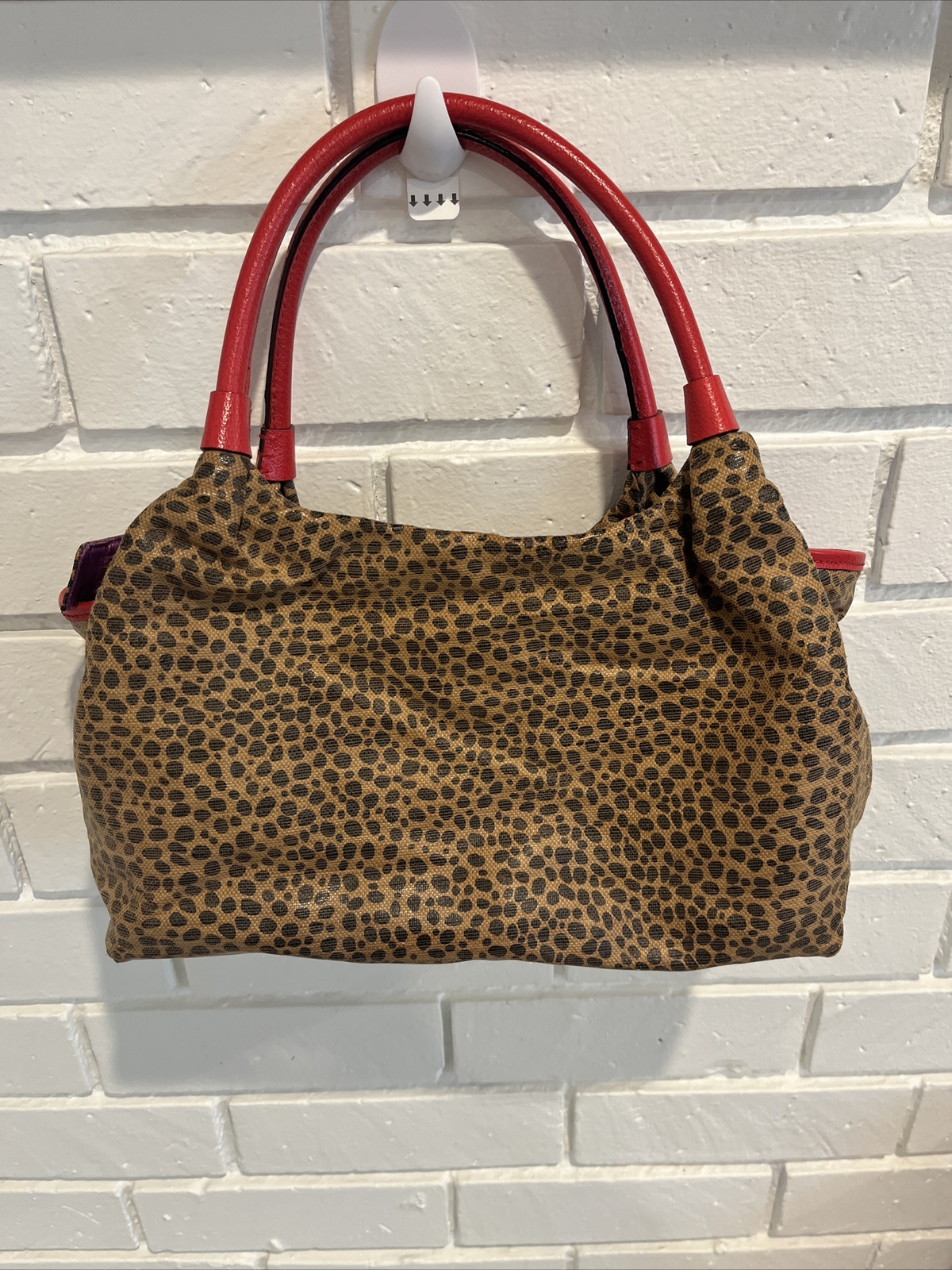 Kate Spade Leopard Handbag With Red Trim Sold Out image 2