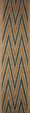 11 Yard HAND MADE UZBEK Natural 100 COTTON IKAT FABRIC 8972