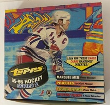 1995-96 Topps Series 2 Cello Jumbo Hockey Box Factory Sealed 24 Pack