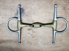 Used 5" wide Full Cheek Brass French Link Driving Bit w/6 1/2" Cheeks