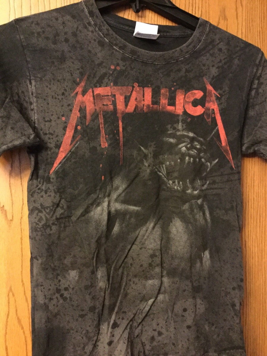 T-Shirt Metallica Officiel 'Jump In The Fire Vintage' - Noir - Neuf Avec Étiquettes - Taille Variable