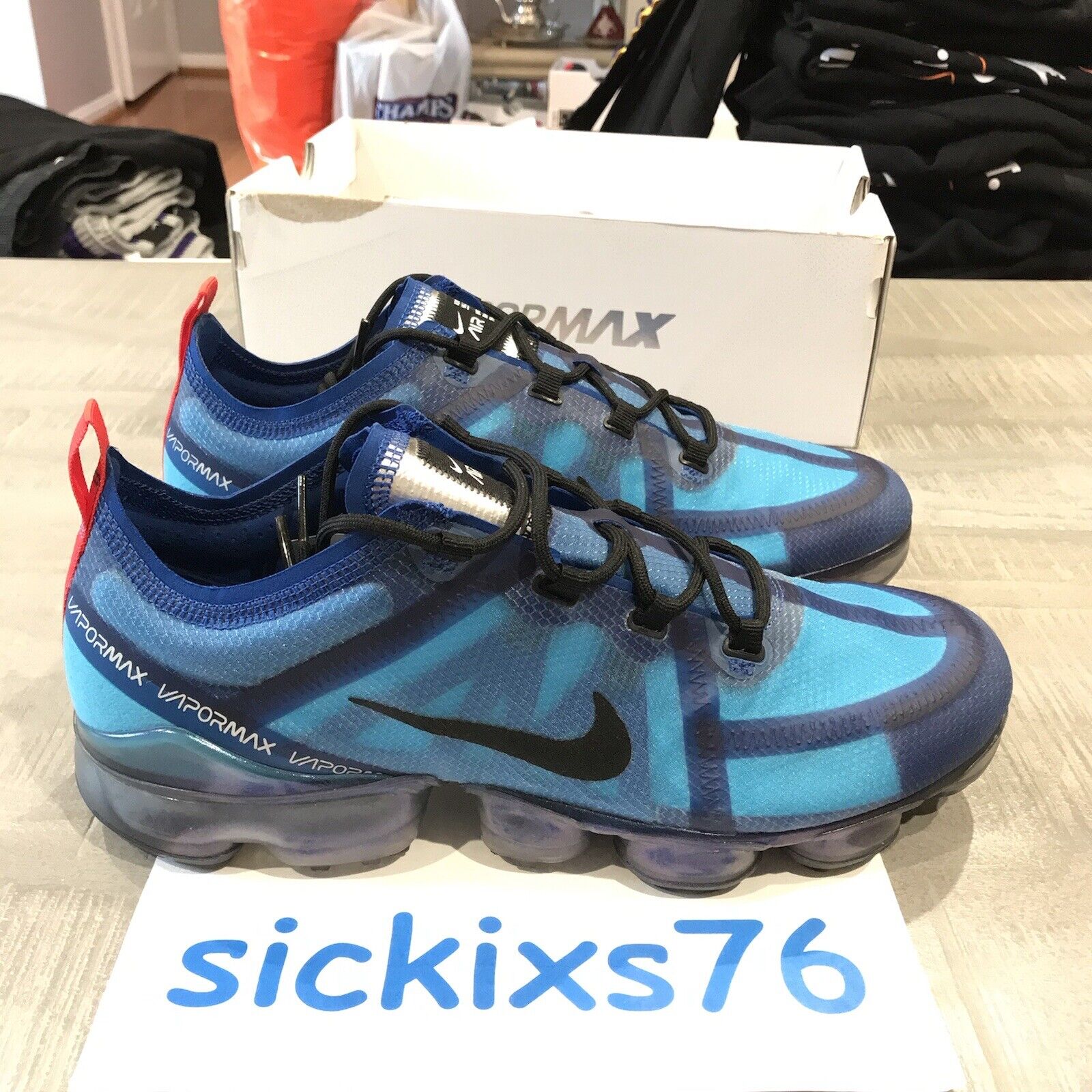 Conductividad Arashigaoka tinción DS Men&#039;s Nike AIR VAPORMAX 2019 &#039;Indigo Force&#039; Sz 9.5/EUR 43  [AR6631 400] | eBay