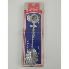 Vintage Collectible Souvenir Silver Pewter Spoon Wayne Newton Theater
