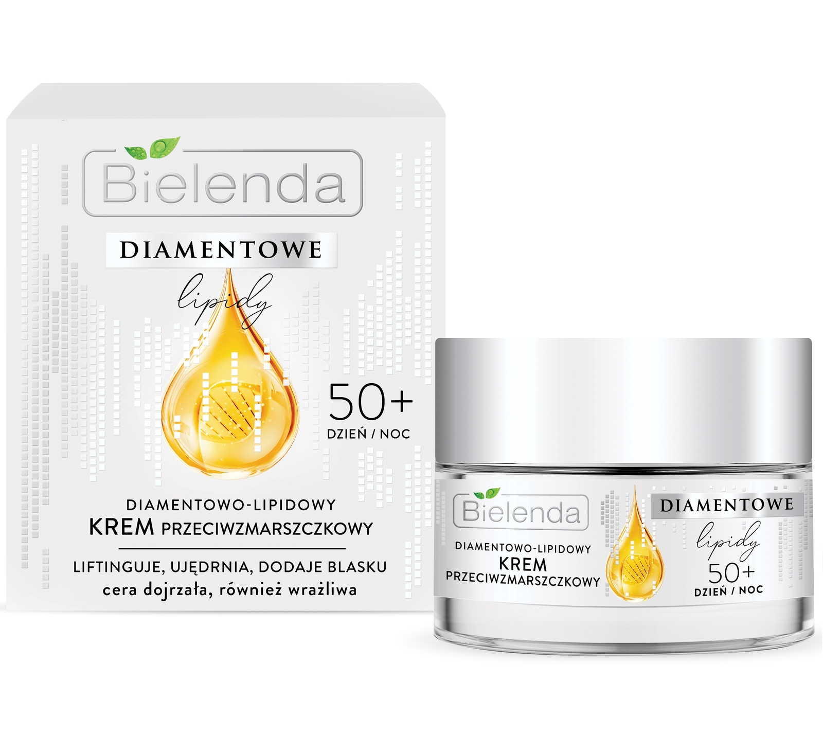Bielenda Diamond Lipids Lifting Smoothing Anti Wrinkle Cream 50+ 50ml