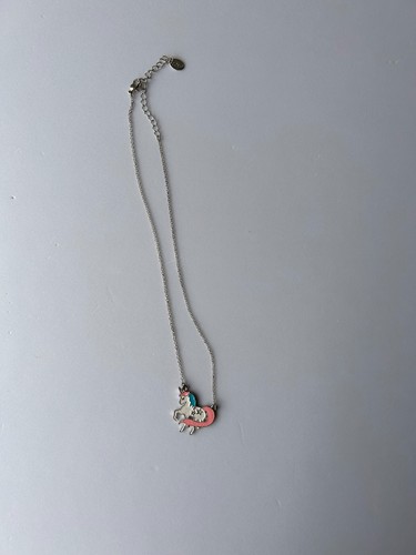 Collar Joyería Infantil Unicornio Colgante Dije