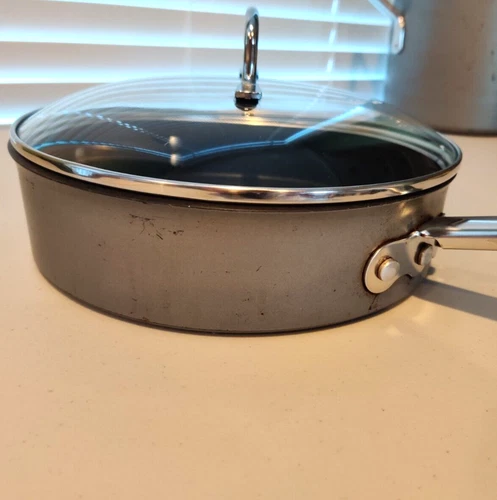 Calphalon 5003 3 QT Nonstick Hard Anodized 10" Saute Pan wth Glass Stainless Lid