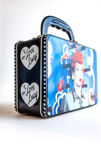Vandor I Love Lucy 7 x 5 Vintage Collectible Metal Tin Box with Handle - Picture 3 of 4