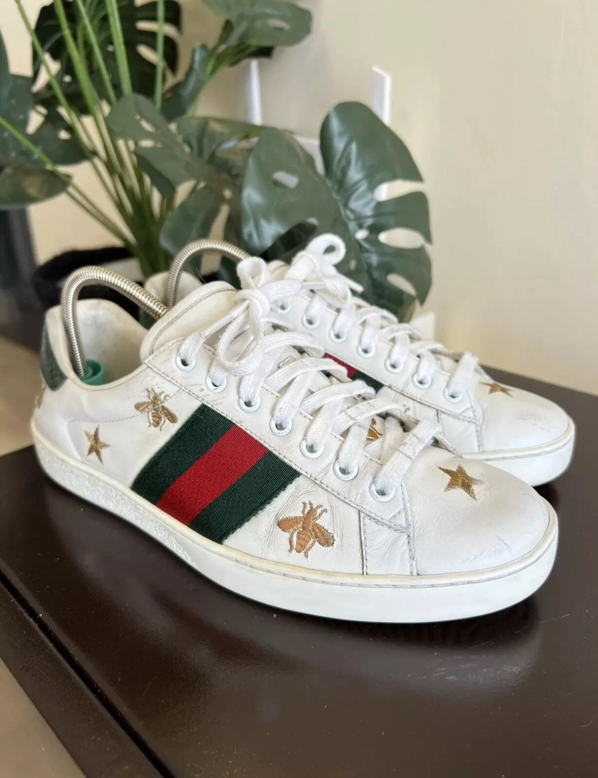 Baskets Gucci Ace « Bees and Stars » 386750 US 6,5    UK 6
