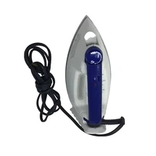 Proctor Silex Blue and White Corded Iron Model 17208