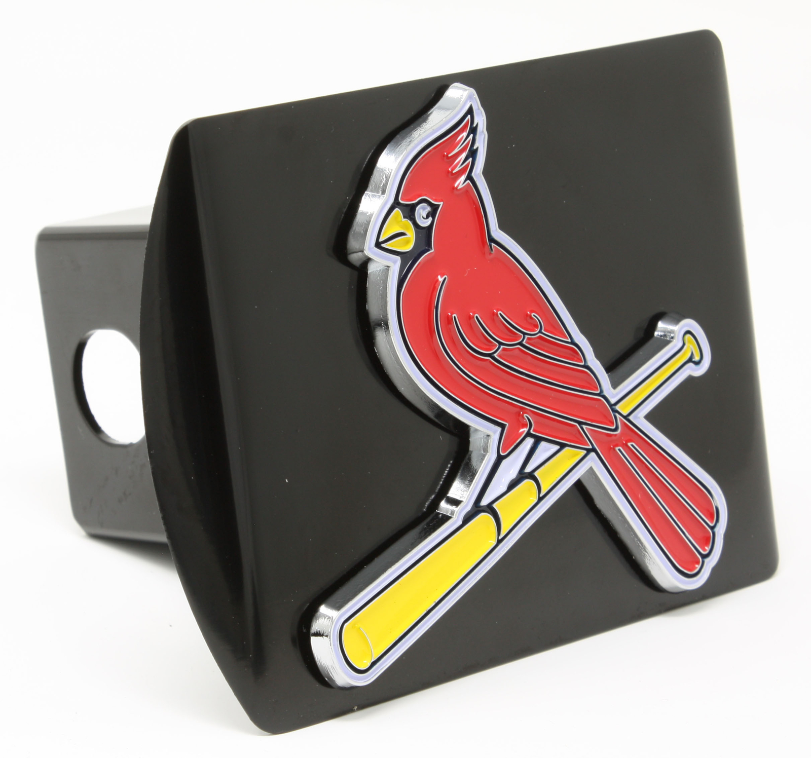 St Louis Cardinals Black Metal Hitch Cover with Color Emblem eBay